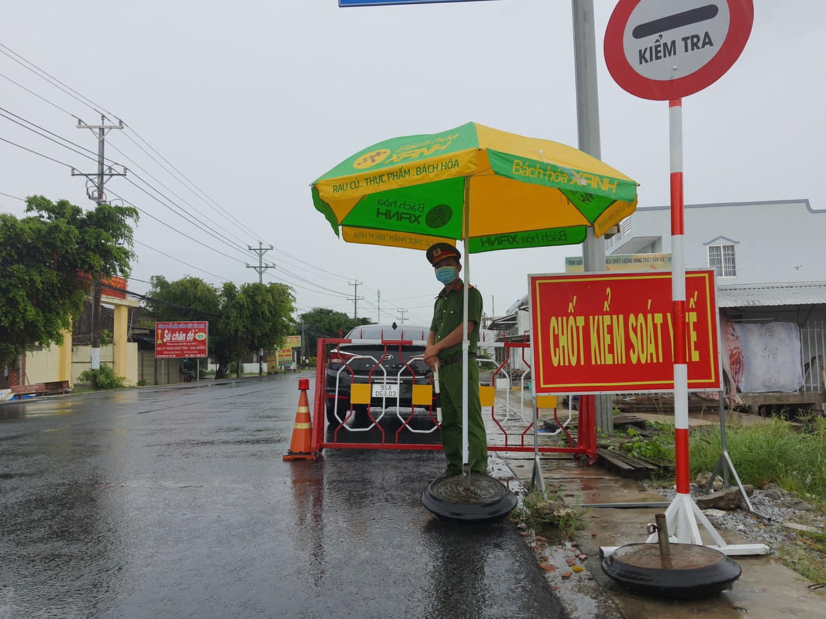 Bạc Liêu vẫn duy trì các chốt kiểm soát dịch bệnh Covid -19 ở những khu vực giáp ranh với các tỉnh bạn
