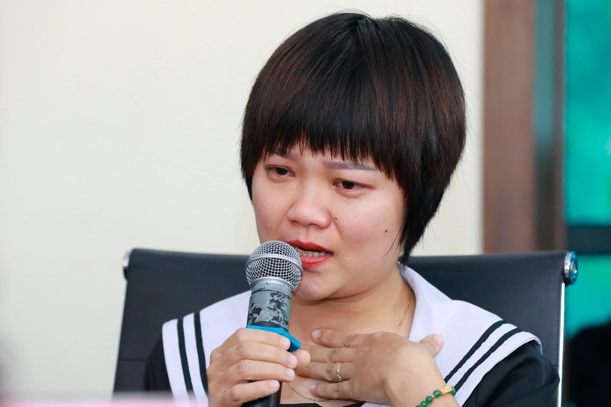 Chị Thiên Thiên. Ảnh: Phạm Quang Vinh.
