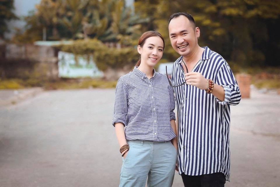 Vợ chồng Thu Trang - Tiến Luật. (Nguồn: Người lao động).
