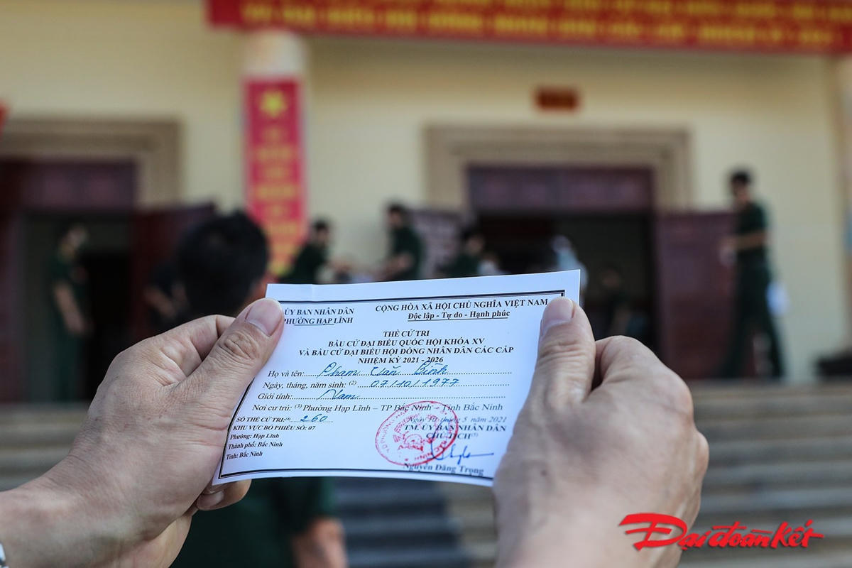 [ẢNH] Bắc Ninh tiến hành bầu cử sớm với hơn 3.200 cử tri 