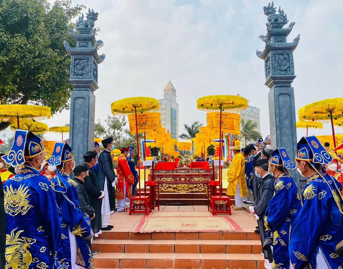 Lễ tế Xã Tắc là nghi lễ quan trọng nhất của lễ hội đền Xã Tắc.