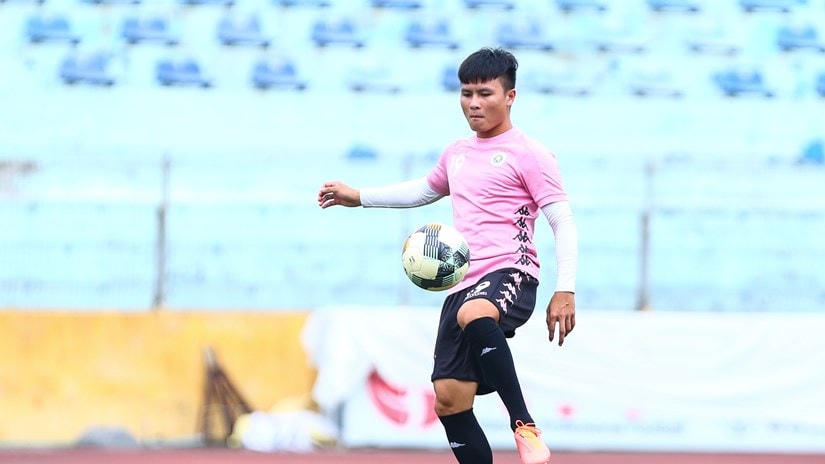 Quang Hải trở lại là cứu cánh không thể tốt hơn cho Hà Nội FC trong cơn khủng hoảng đội hình. (Ảnh: Nguyên An/Vietnam+).