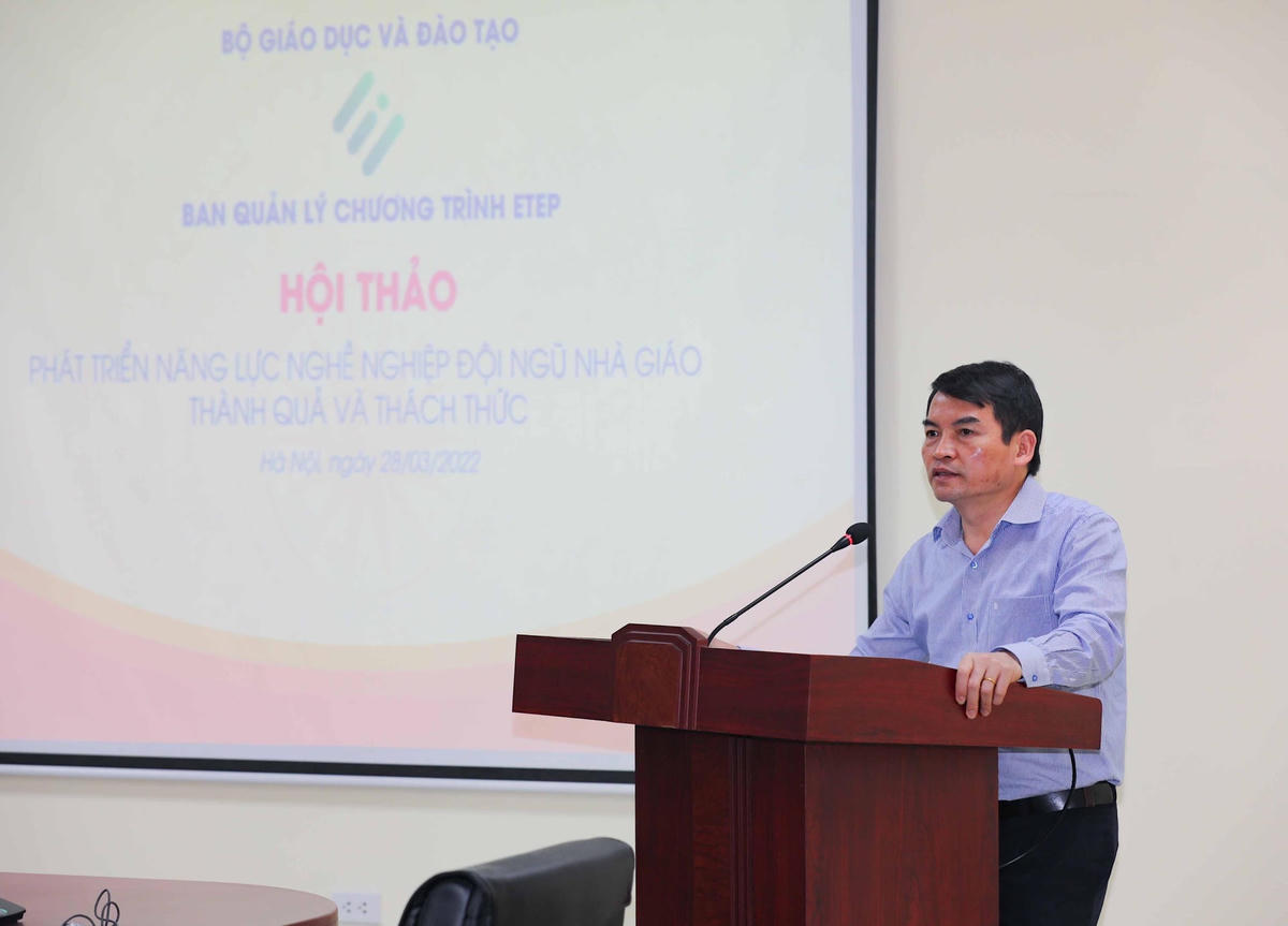 Cục trưởng Phạm Tuấn Anh phát biểu tại hội thảo.