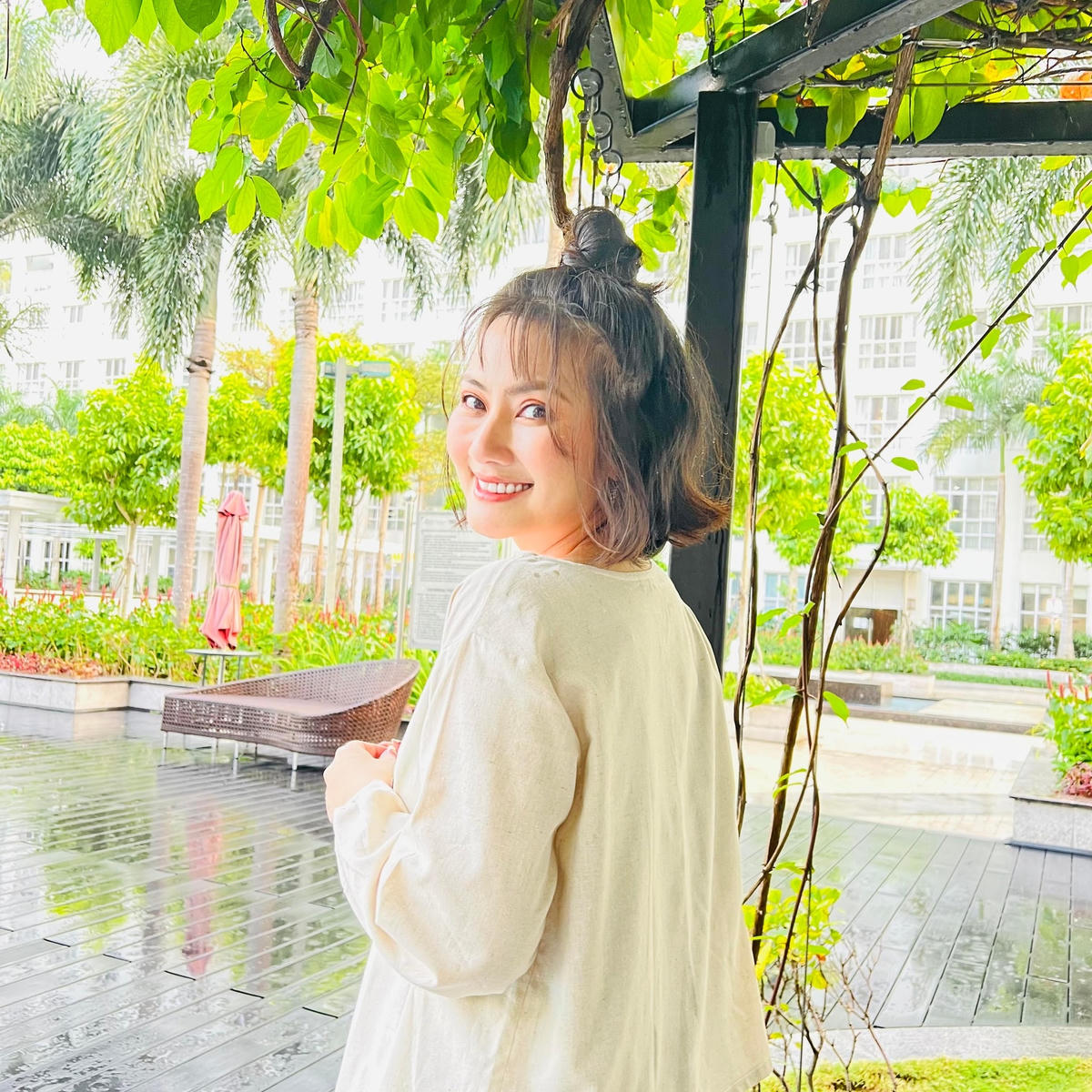  Ngọc Lan cho rằng đã là người của công chúng thì cần phải giữ hình ảnh. 