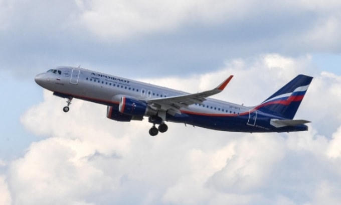 Máy bay của hãng Aeroflot cất cánh từ thủ đô Moskva của Nga hồi năm 2018. Ảnh: AFP.