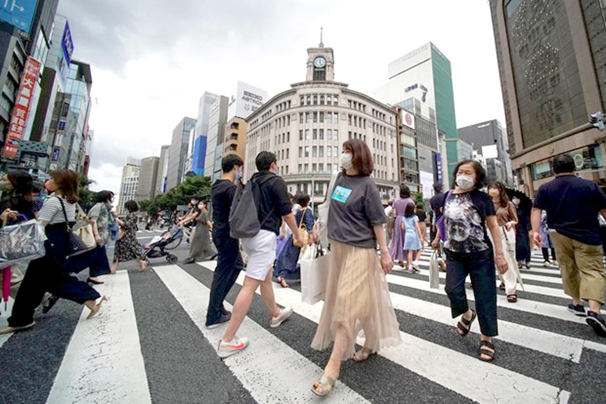 Nhật Bản ban bố tình trạng khẩn cấp ở thủ đô Tokyo sau một thời gian nới lỏng các biện pháp phòng dịch. Ảnh: AFP.  