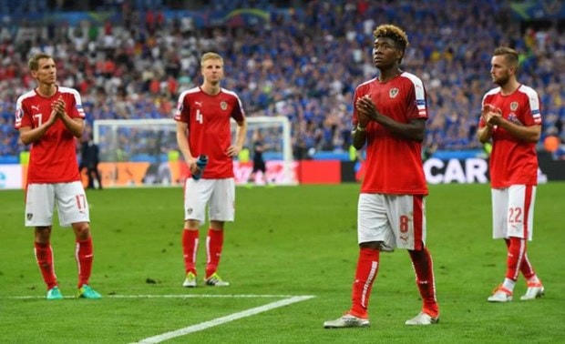 Cầu thủ đội tuyển Áo. (Nguồn: UEFA).