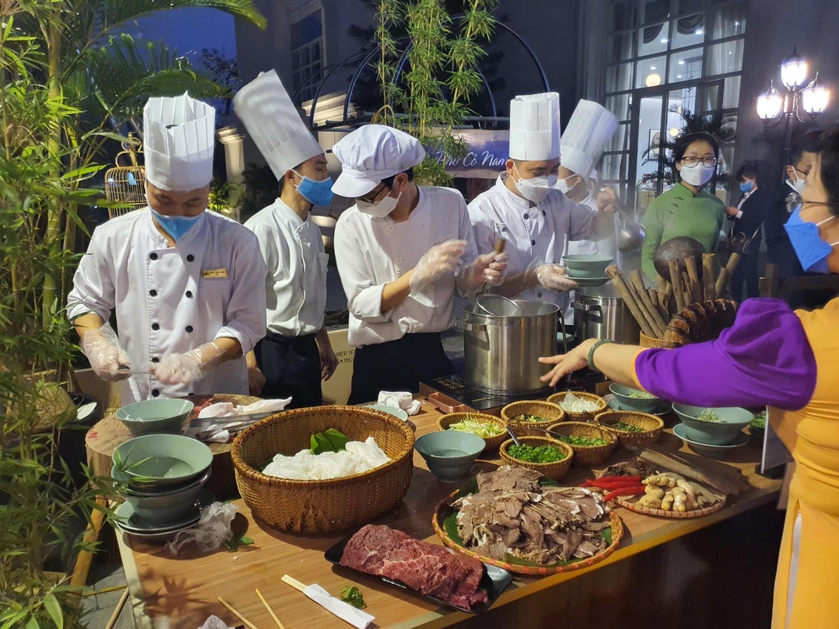 Phở Nam Định, thương hiệu không thể thiếu ở hoạt động trưng bày, quảng diễn.