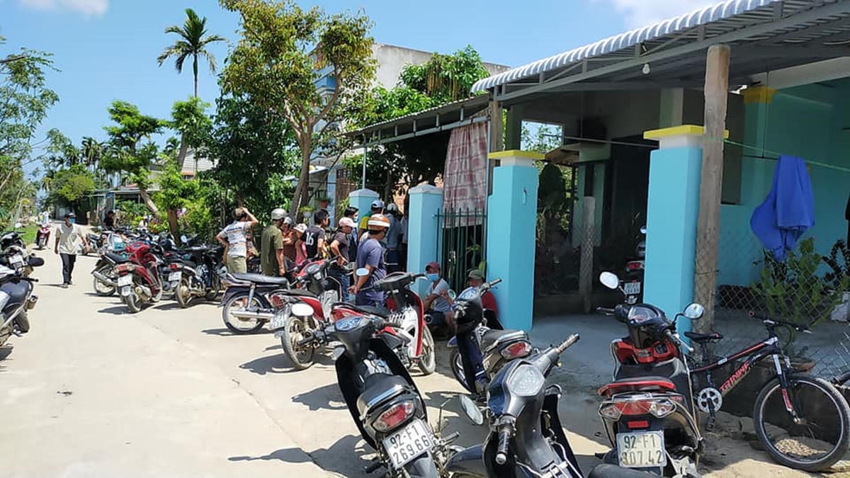 Ngôi nhà bà Tỏ nơi 2 đối tượng đột nhập vào cướp tài sản.