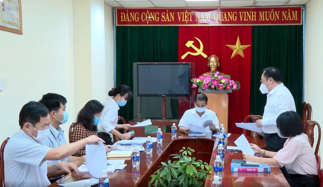 Ông Phan Huy Anh Vũ, Giám đốc Sở Y tế Đồng Nai thông tin về tình hình tiêm vaccine đợt 2.