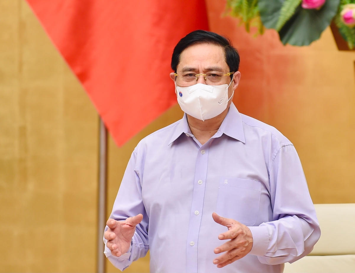 Thủ tướng Chính phủ Phạm Minh Chính phát biểu tại Hội nghị. Ảnh: VGP.