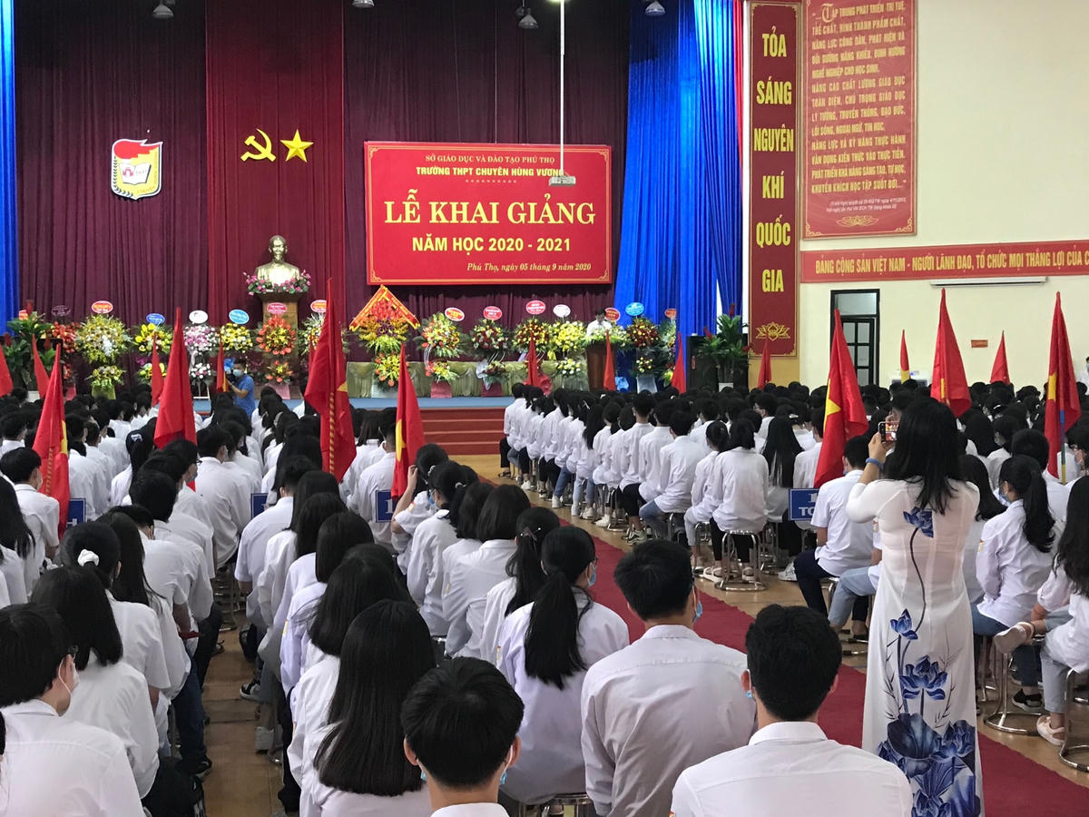 Lễ khai giảng năm học mới ngày 5/9.