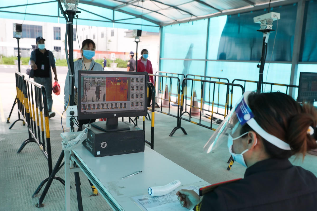 Khu Công nghiệp Vân Trung (Bắc Giang) tăng cường các biện pháp phòng chống dịch.