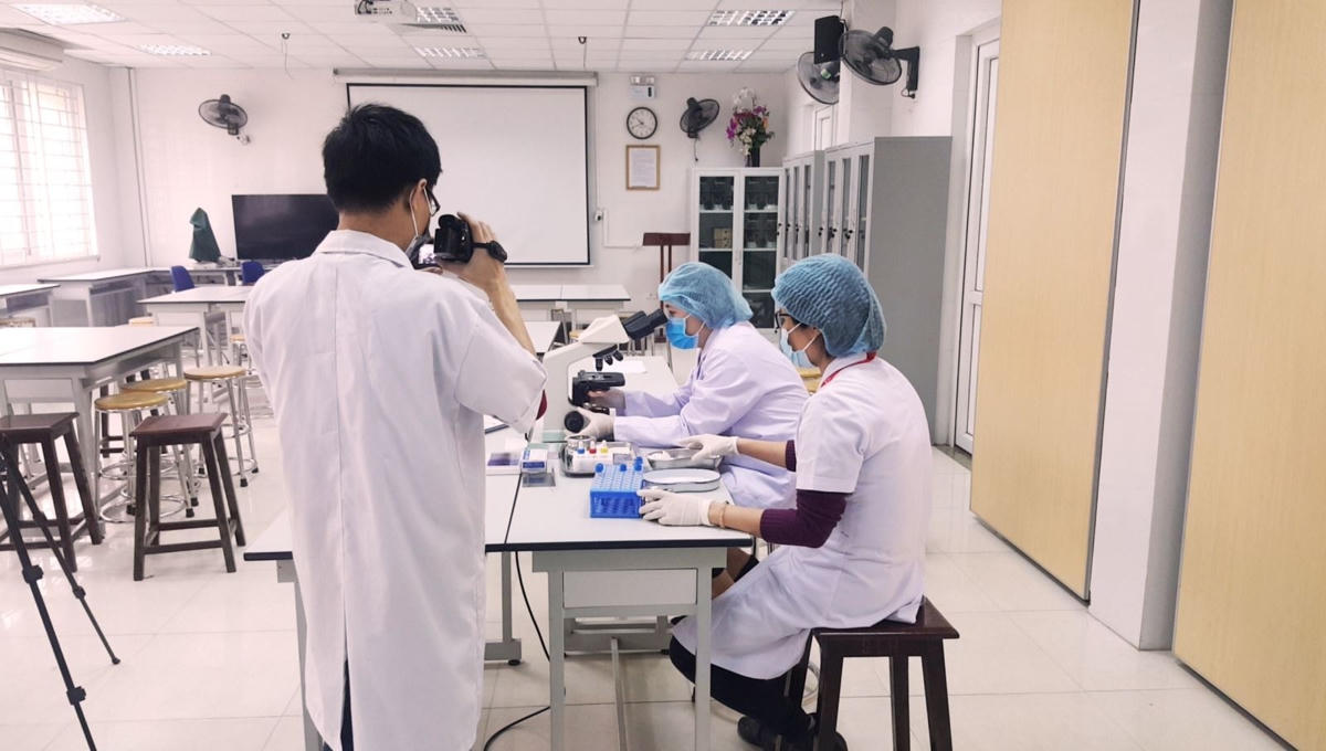 Sinh viên Đại học Y Hà Nộii. Ảnh: TL. 