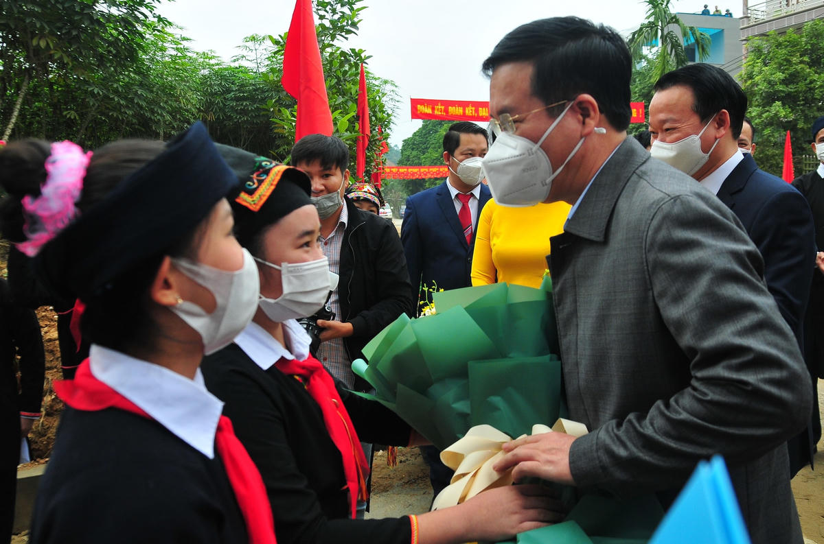 Thường trực Ban Bí thư Võ Văn Thưởng dự Ngày hội.