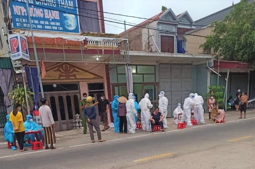 Nhiều thôn thuộc xã Cồn Thoi, Kim Mỹ, thị trấn Bình Minh (huyện Kim Sơn) sẽ thực hiện giãn cách theo Chỉ thị 16.