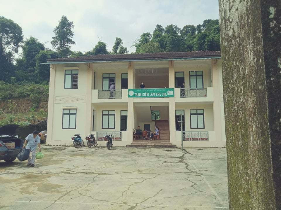 Trạm Kiểm lâm Khe Chè - nơi ông T. làm việc.