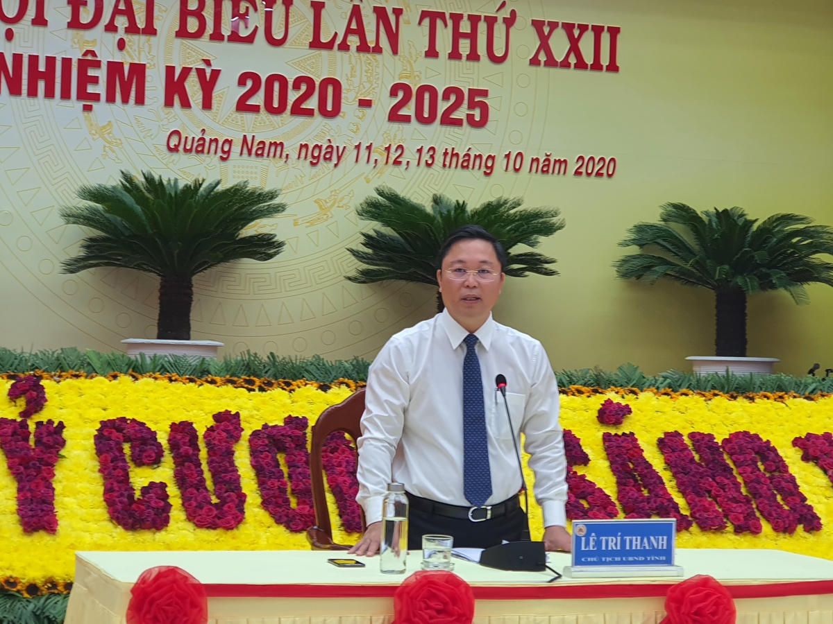 Ông Lê Trí Thanh, Chủ tịch UBND tỉnh Quảng Nam.