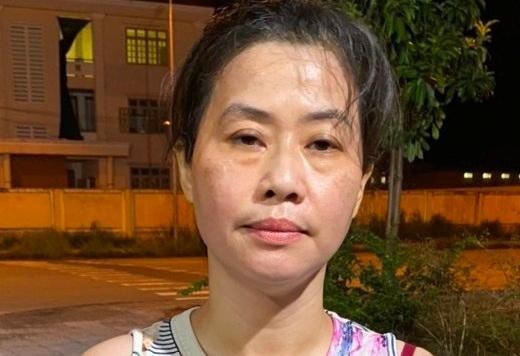 Bị can Trương Thị Kim Soan.