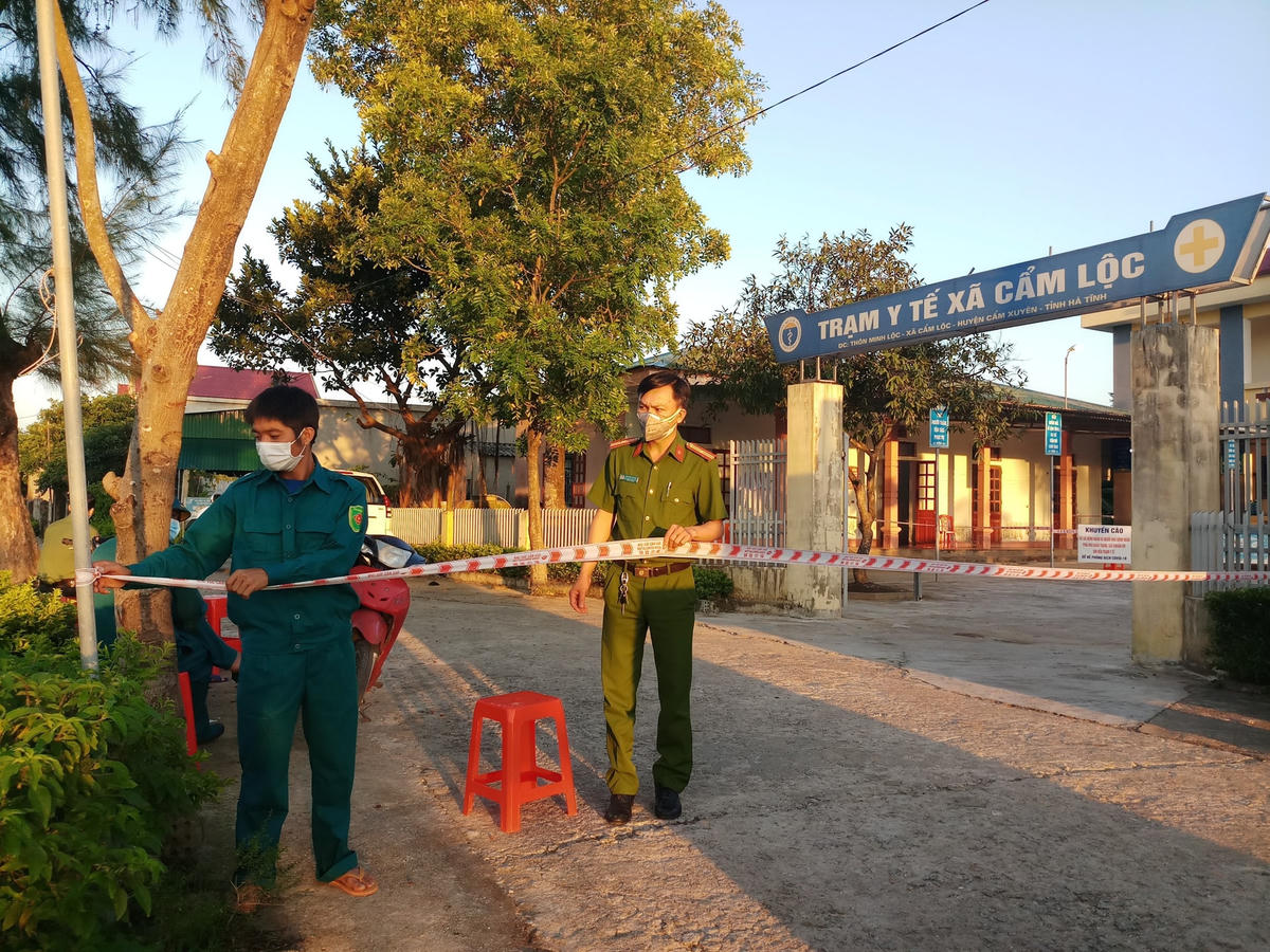 Phong tỏa nơi bệnh nhân sinh sống.