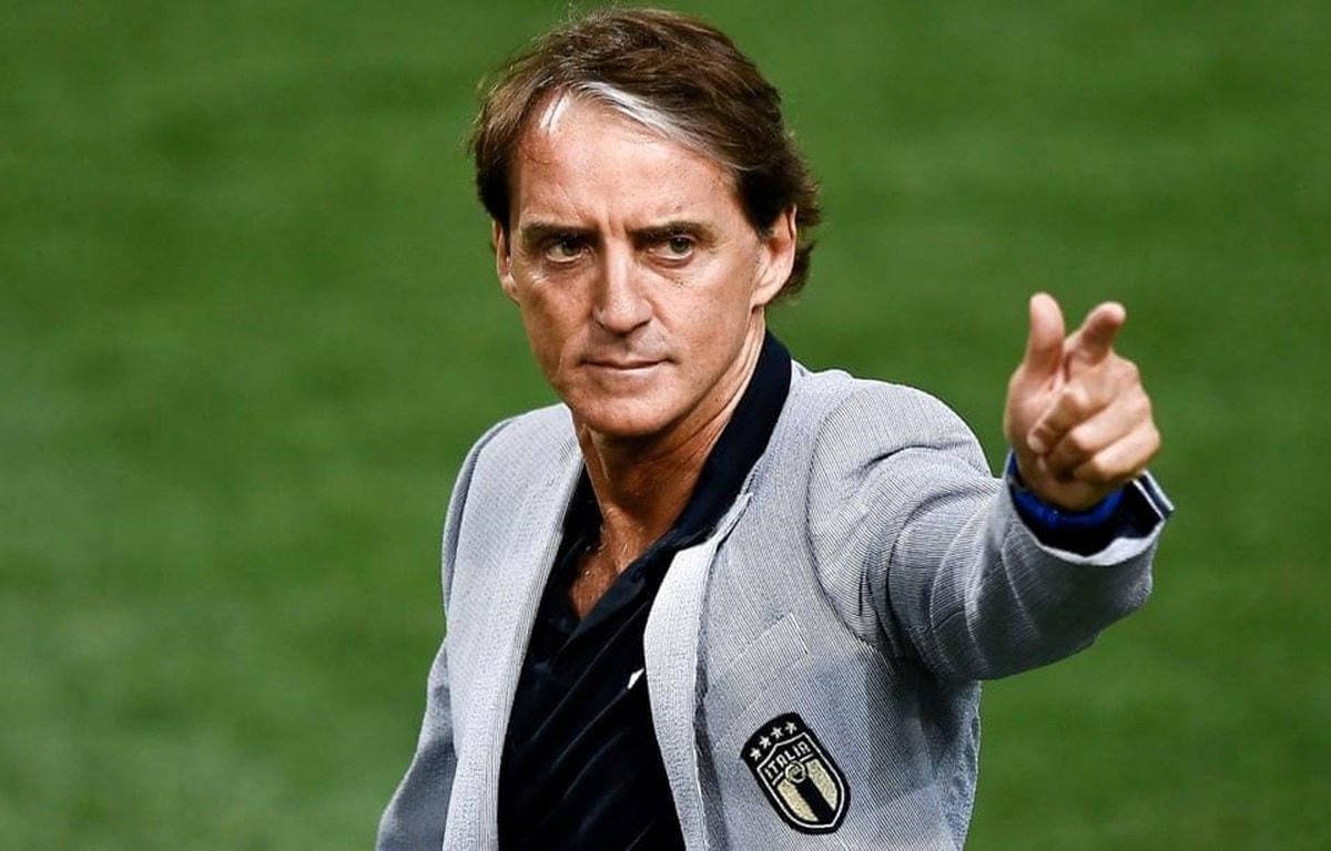 Huấn luyện viên Roberto Mancini. Ảnh: Reuters.