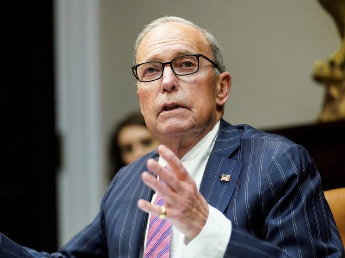 Cố vấn kinh tế Larry Kudlow. Ảnh: Reuters  