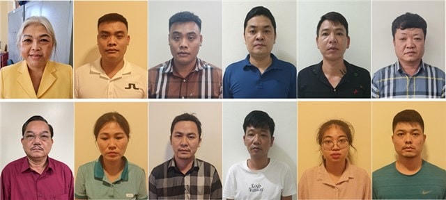 Bị can Châu Thị Mỹ Linh- Giám đốc Công ty Cổ phần Yên Phước và 11 đồng phạm