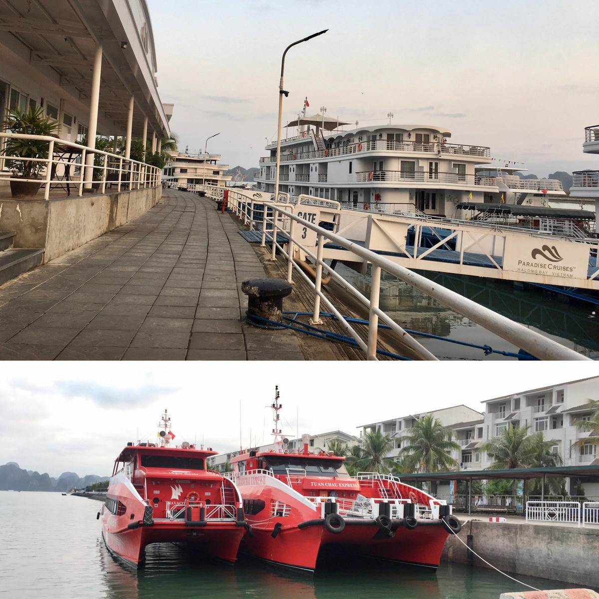 Tàu du lịch chạy tuyến Tuần Châu – Cô Tô vẫn chưa hoạt động trở lại.