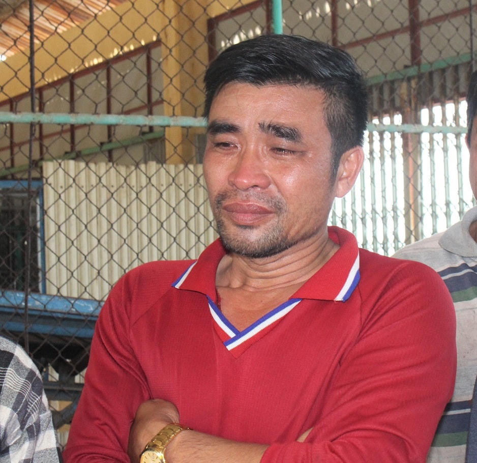 Ngư dân Bé kể lại sự việc.