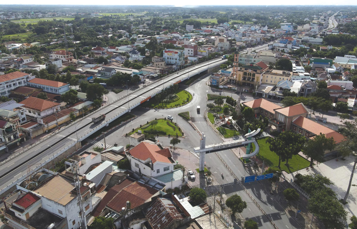 Trung tâm huyện Củ Chi hiện nay.