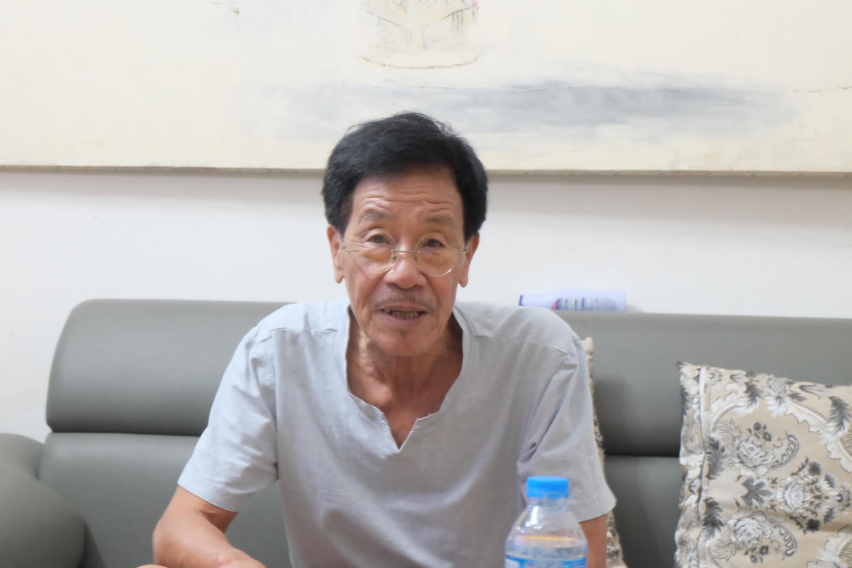 Nhà nghiên cứu phê bình nghệ thuật - họa sĩ Nguyễn Quân.