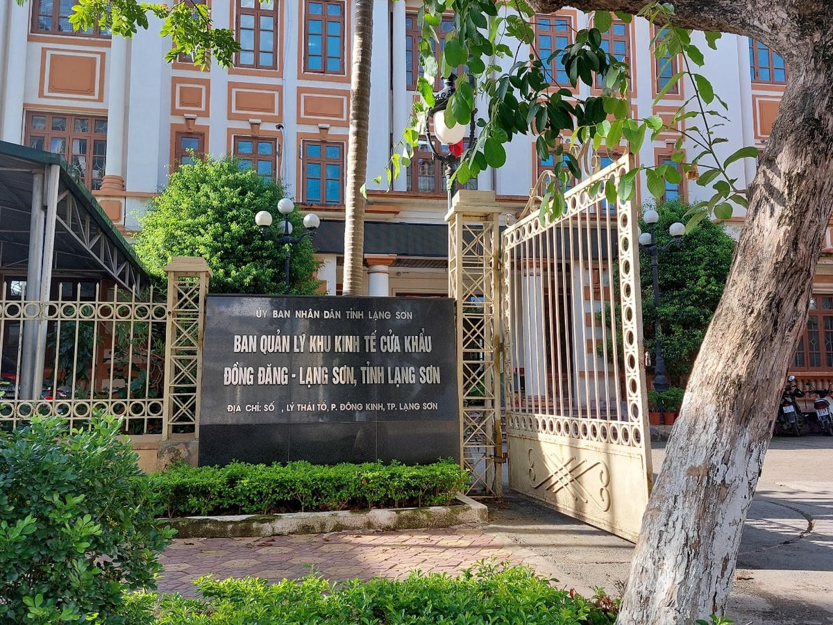Trụ sở Ban quản lý khu kinh tế cửa khẩu Đồng Đăng- Lạng Sơn