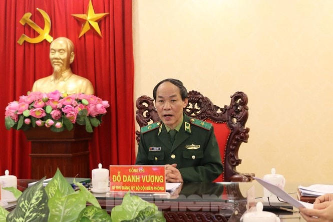 Bí thư Đảng ủy, Chính ủy Bộ đội Biên phòng Đỗ Danh Vượng.