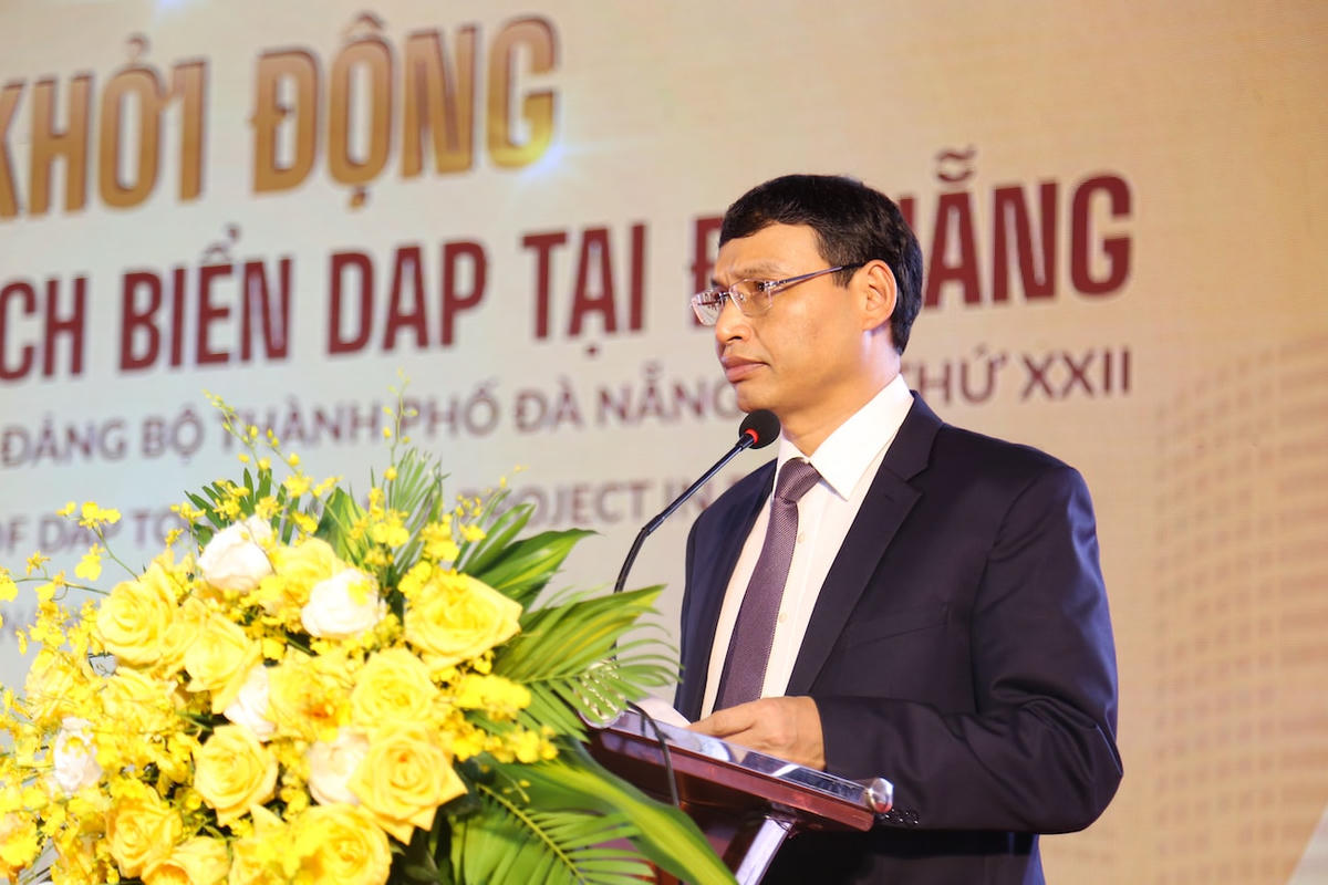 Ông Hồ Kỳ Minh, Phó Chủ tịch UBND TP Đà Nẵng phát biểu tại sự kiện.