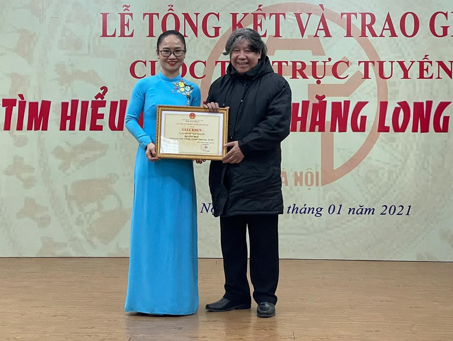 Trao giải cuộc thi ‘Tìm hiểu 1010 năm Thăng Long - Hà Nội’
