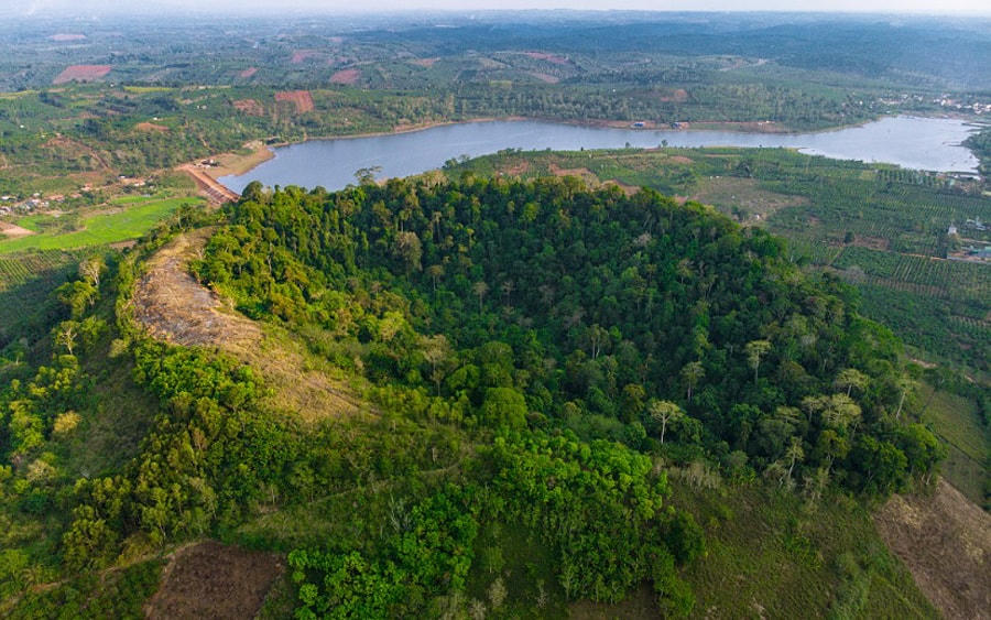 Núi lửa Nâm Gle. (Nguồn: Daknonggeopark).