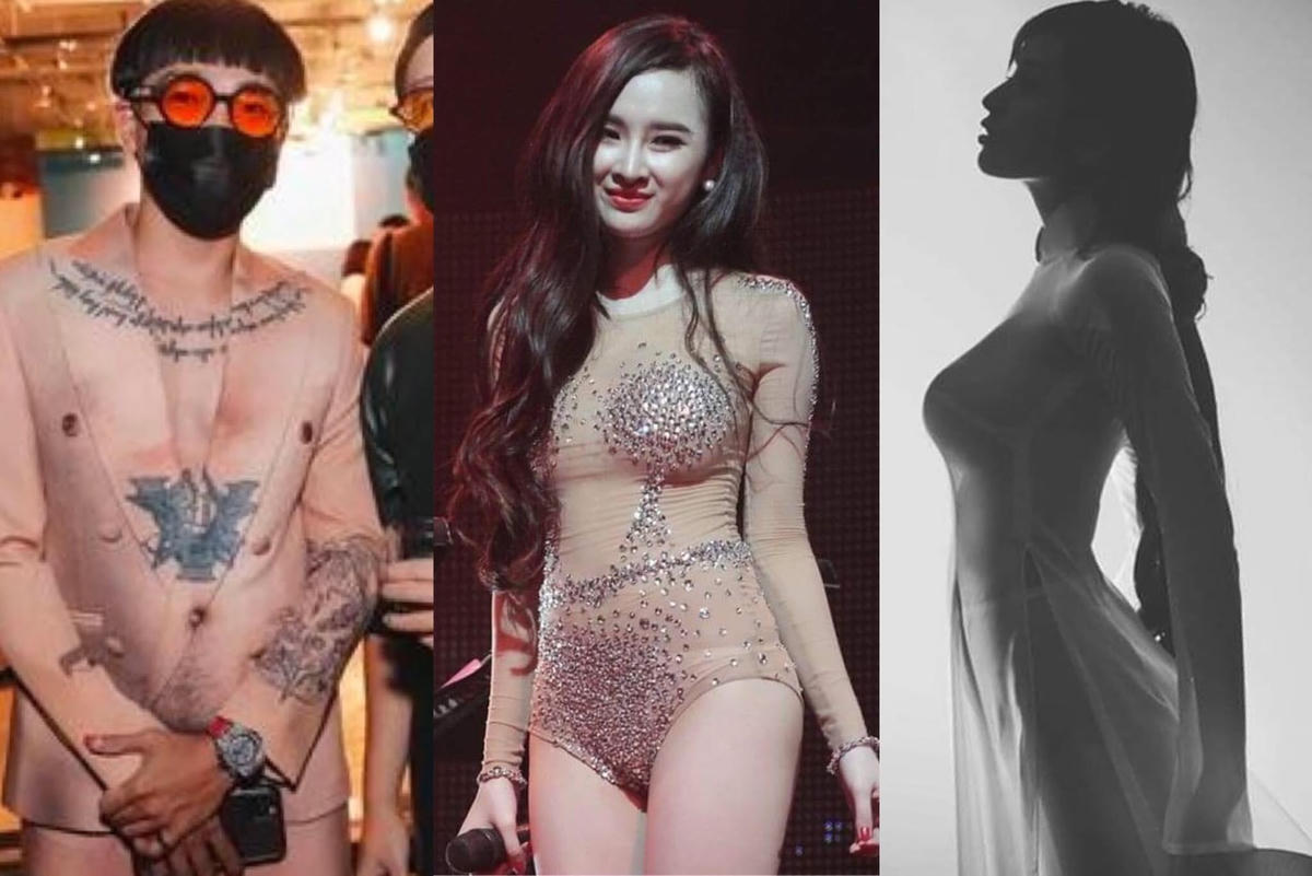 Loạt sao Việt bị ném đá vì khoe thân phản cảm. 