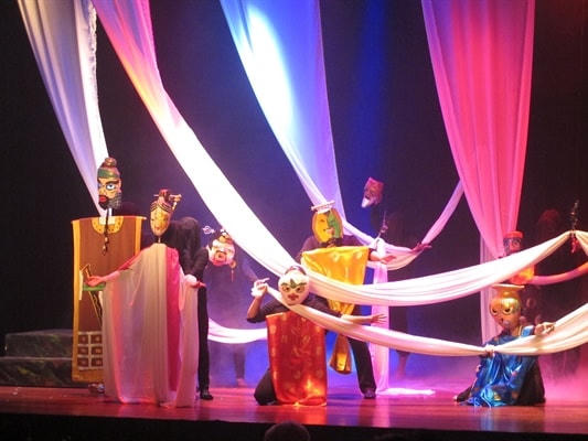 Vở diễn Thân phận nàng Kiều của đạo diễn Nguyễn Tiến Dũng.