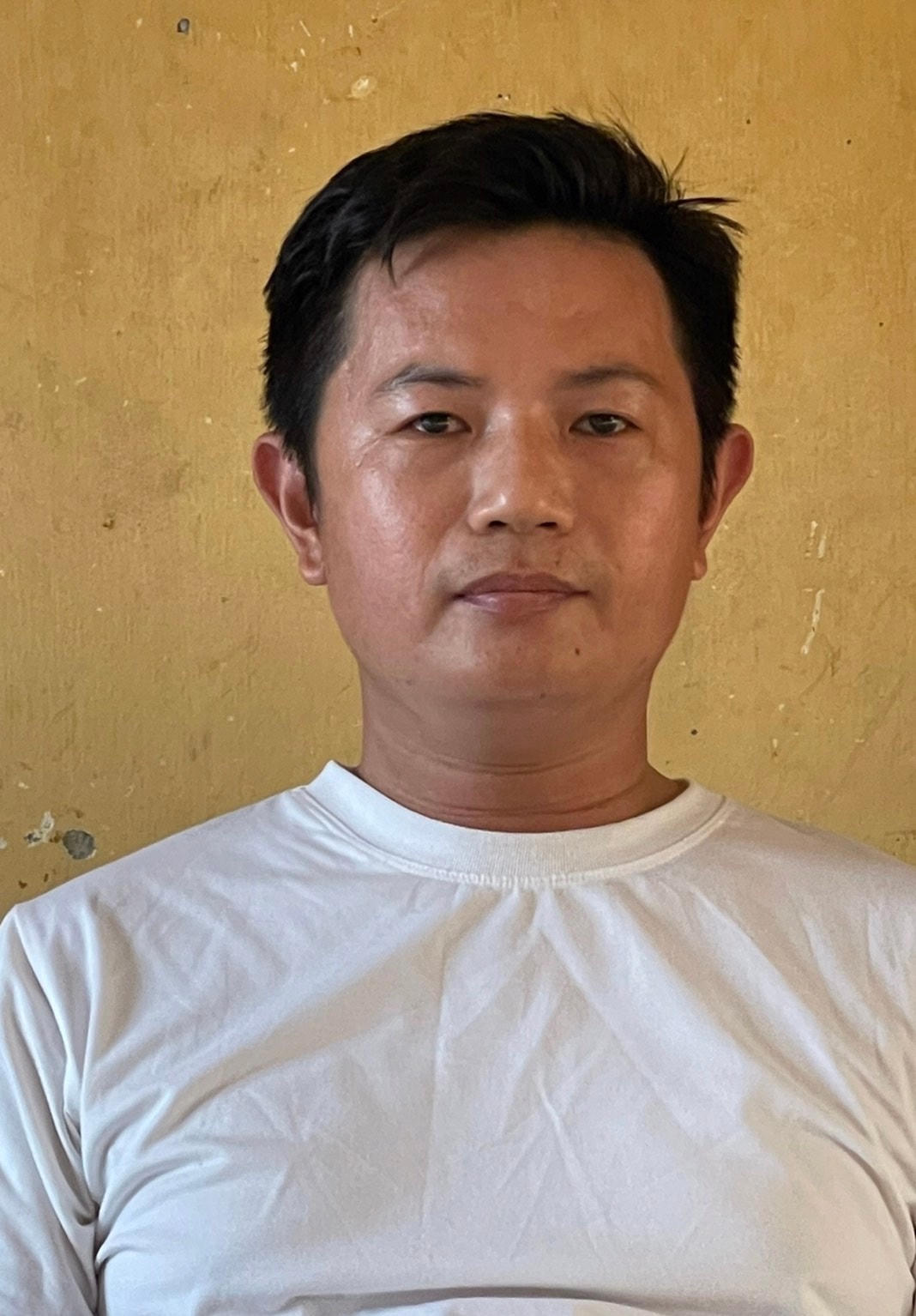Đối tượng Trịnh Xuân Mơ, thuyền trưởng tàu Nhật Minh 09. Ảnh: CAĐN.