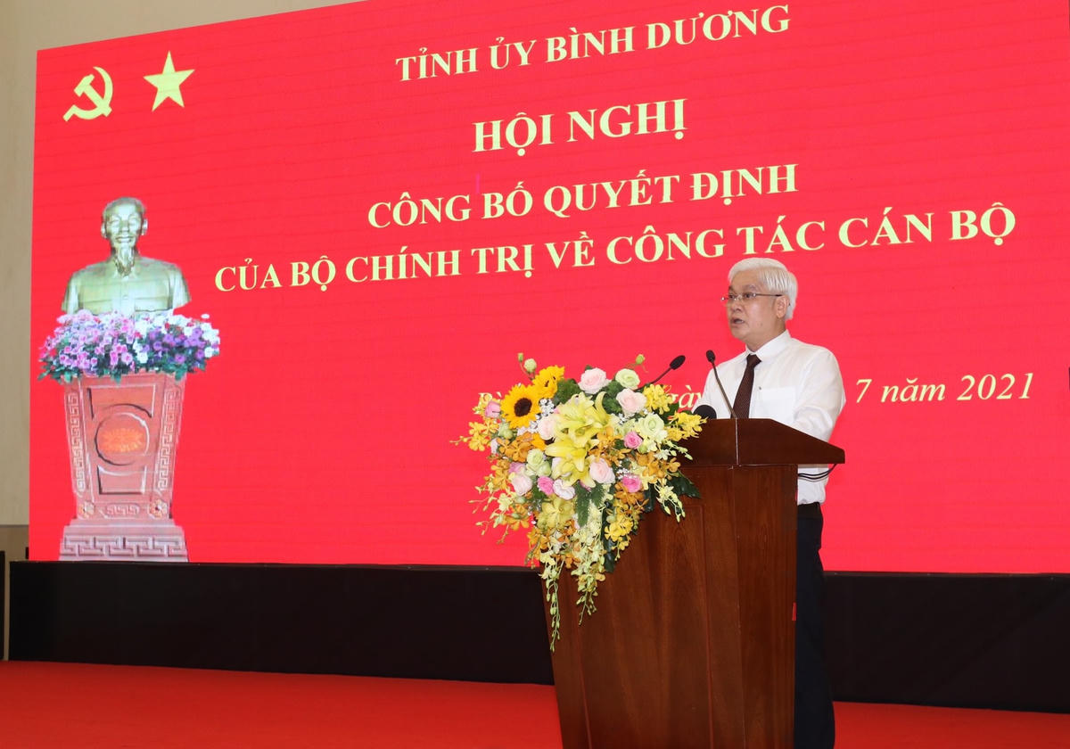 Ông Nguyễn Văn Lợi phát biểu tại buổi nhận nhiệm vụ.
