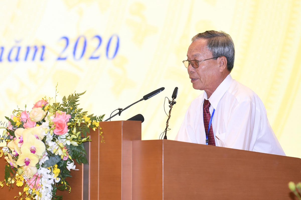 Ông Biện Bá Lợi, Chủ tịch Hội chữ thập đỏ xã Tân Lược, huyện Bình Tân, tỉnh Vĩnh Long: Lời dạy của Bác Hồ“Dân vận khéo thì việc gì cũng thành công” vẫn còn nguyên giá trị. Ảnh: VGP/Quang Hiếu.