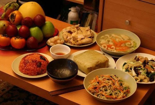 Mâm cỗ cúng giao thừa theo phong tục cổ truyền