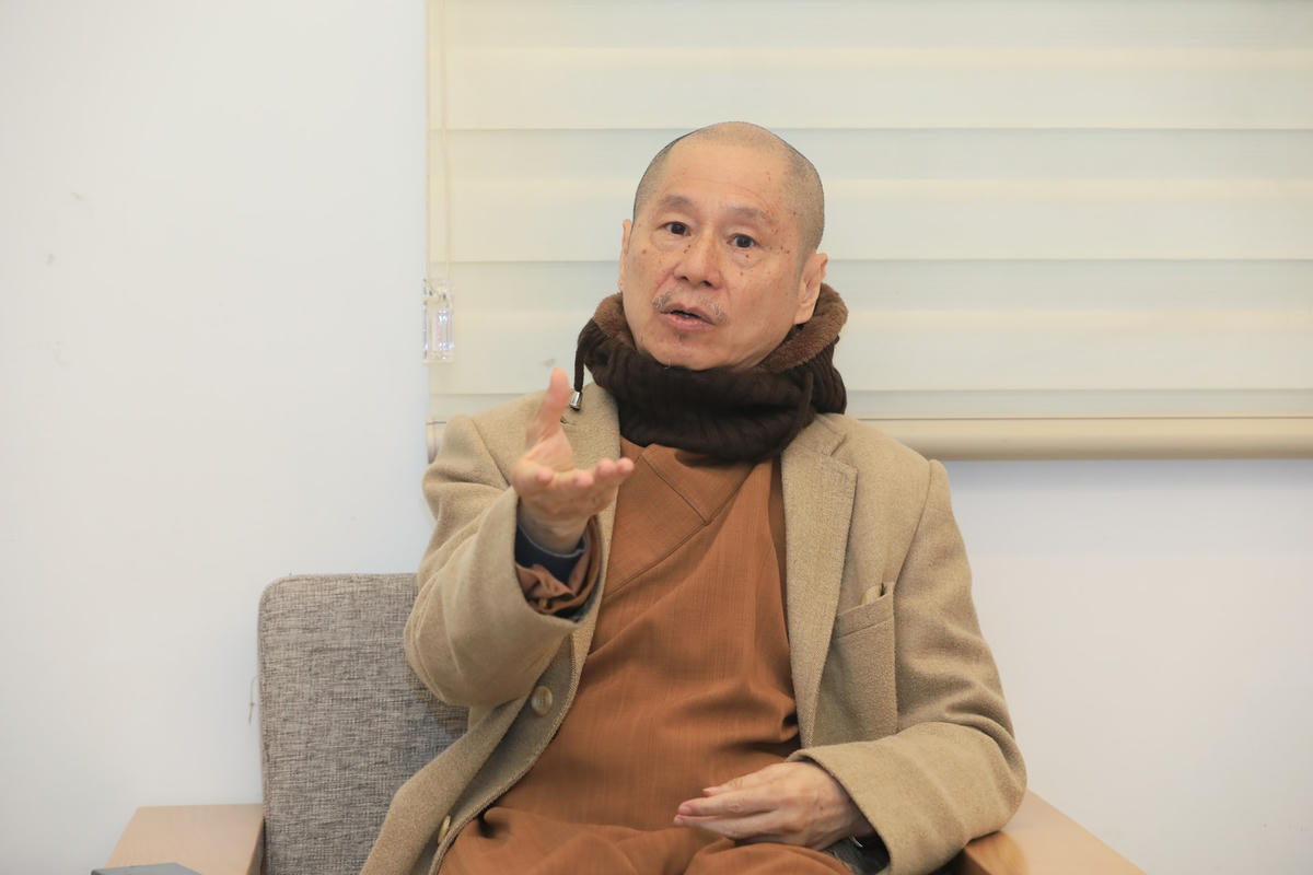 Thượng tọa Thích Chân Quang. Ảnh: Quang Vinh.