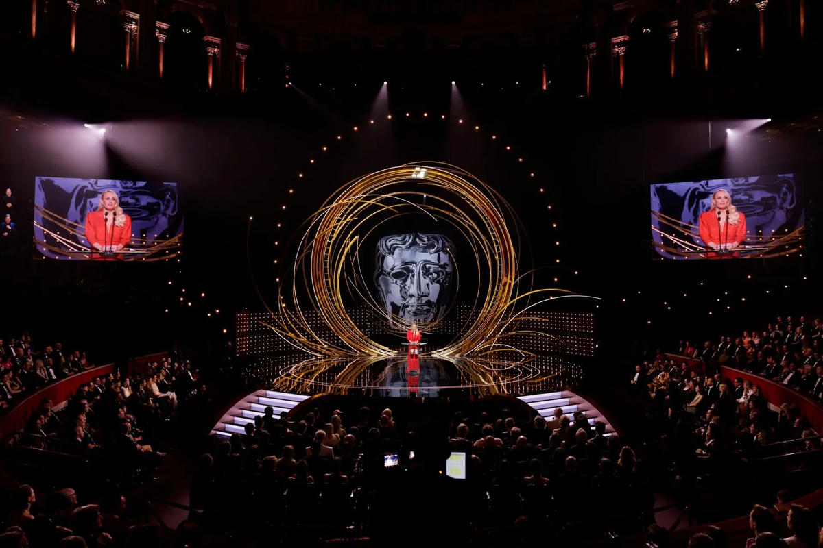 Lễ trao giải Điện ảnh Viện Hàn lâm Anh diễn ra tại Royal Albert Hall ở London (Anh). Ảnh: Guy Levy / Shutterstock. 