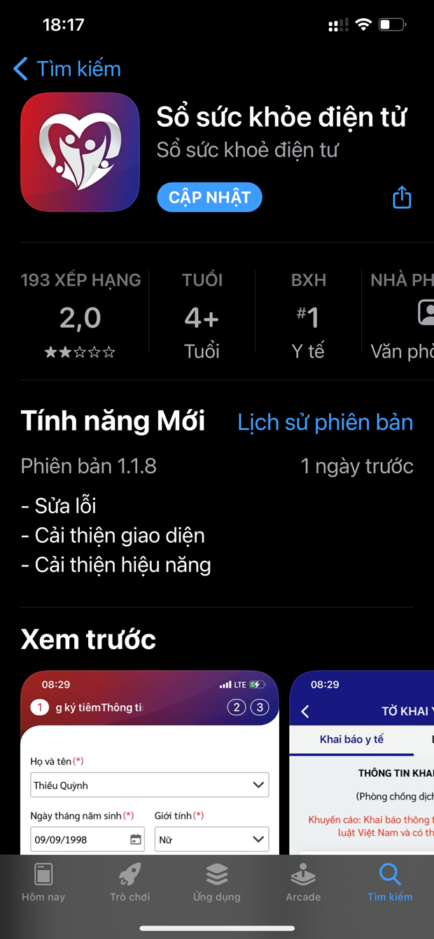 Người dân Hà Nội đăng ký tiêm vaccine Covid-19 qua 'Sổ sức khỏe điện tử'