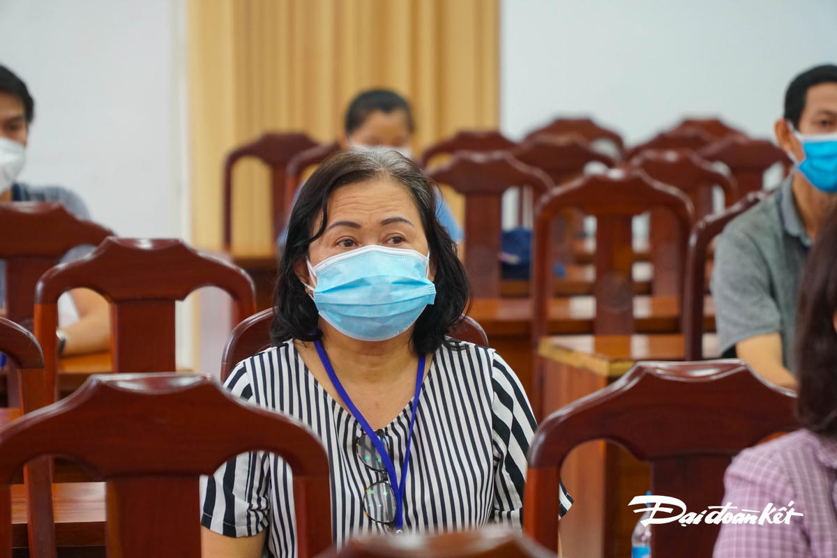 Nhiều tình nguyện viên đã nghỉ hưu, nhưng rất hang hái tham gia