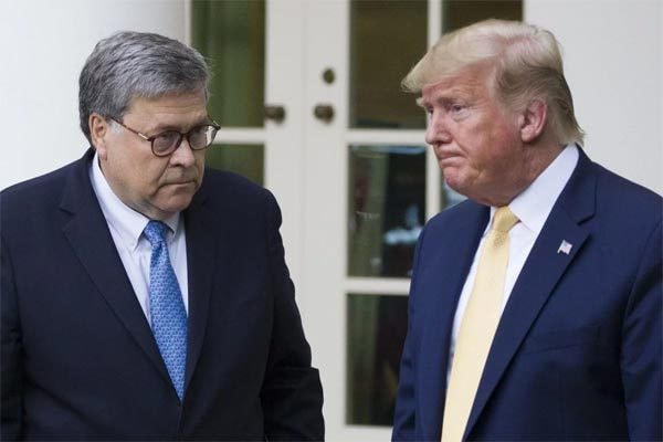 Bộ trưởng Tư pháp Mỹ từ chức khi Tổng thống Trump chỉ còn một tháng tại nhiệm. Ảnh: AP.