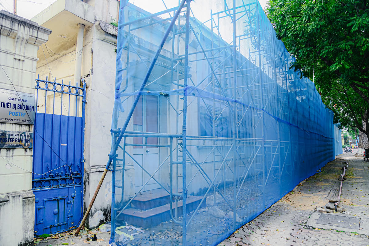 Hiện nay công trình đã dừng thi công  sau lệnh kiểm tra, xử lý sai phạm (nếu có) của Bí thư Thành ủy Hà Nội Đinh Tiến Dũng.