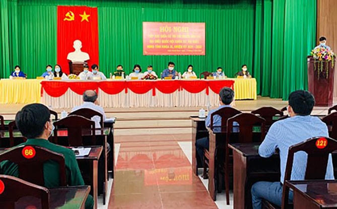 Các ứng cử viên biểu Quốc hội khóa XV và ứng cử viên HĐND tỉnh nhiệm kỳ 2021 – 2026 của tỉnh Bình Thuận.
