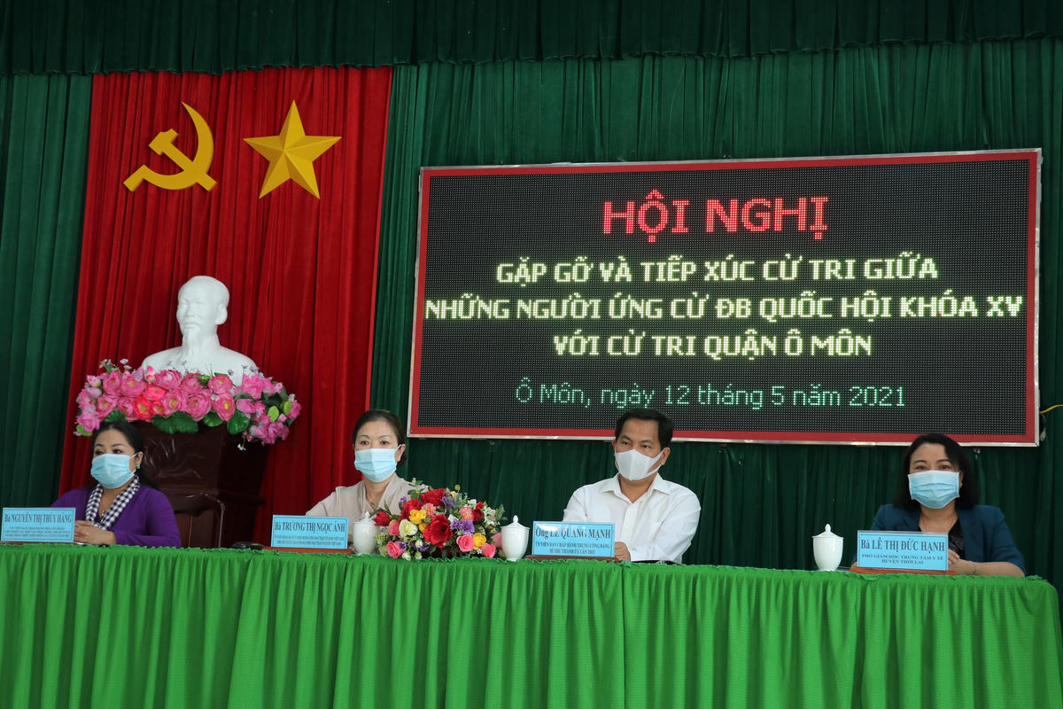 Các vị ứng cử viên ĐBQH khoá XV, nhiệm kỳ 2021 - 2026 thuộc đơn vị bầu cử số 2 TP Cần Thơ.